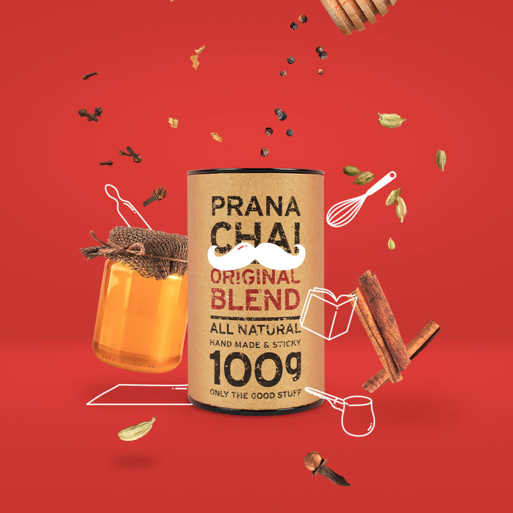prana chai original blend 100g tube